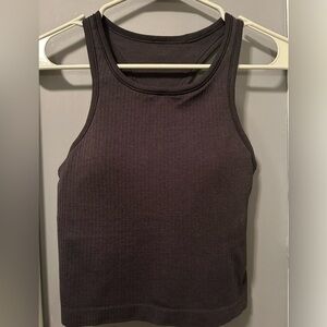 Lululemon Ebb to Street Cropped Tank with built in bra